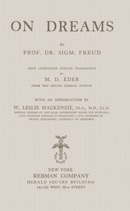 Cover of On dreams