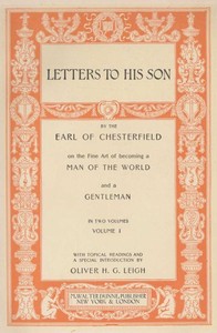 Cover of Quotes and Images from Chesterfield's Letters to His Son