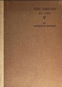 Cover of The sirens : $b An ode