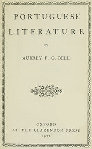 Cover of Portuguese literature