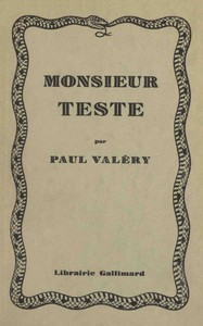 Cover of Monsieur Teste