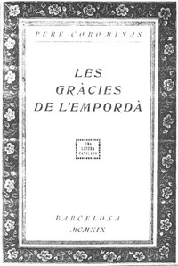 Cover of Les gràcies de l'Empordà