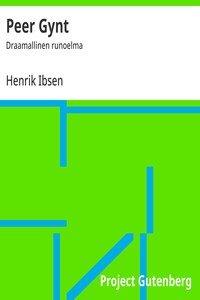 Cover of Peer Gynt : $b Draamallinen runoelma