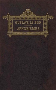 Cover of Aphorismes du temps présent