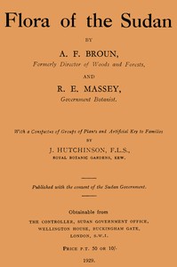 Cover of Flora of the Sudan