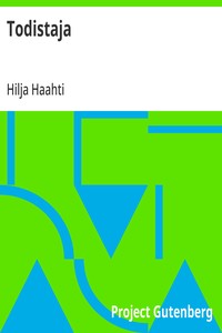 Cover of Todistaja