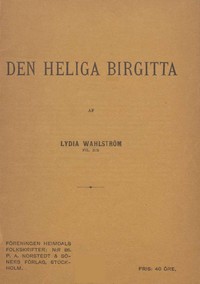 Cover of Den heliga Birgitta