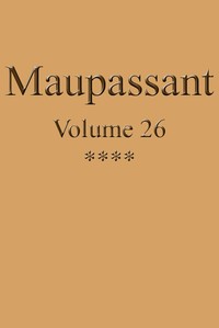 Cover of Œuvres complètes de Guy de Maupassant - volume 26