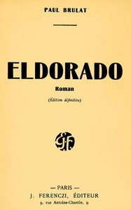 Cover of Eldorado : $b roman