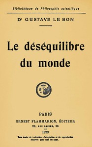 Cover of Le déséquilibre du monde