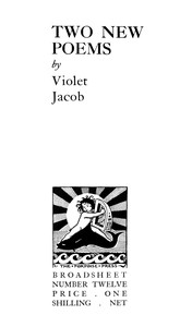 Cover of Two new poems : $b Rohallion; the little dragon