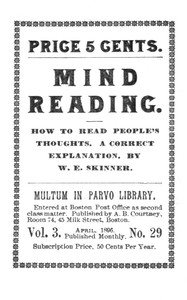 Cover of Mind reading : $b How to read people's thoughts