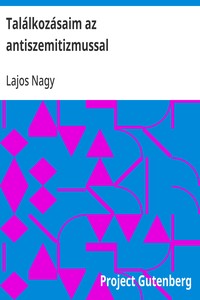 Cover of Találkozásaim az antiszemitizmussal