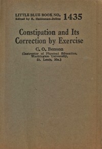 Cover of Constipation and its correction by exercise
