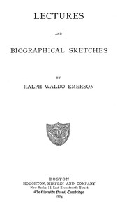 Cover of Lectures and biographical sketches