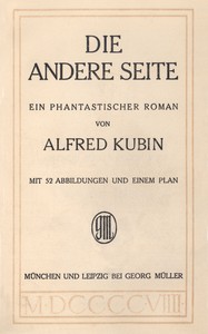 Cover of Die andere Seite : $b Ein phantastischer Roman