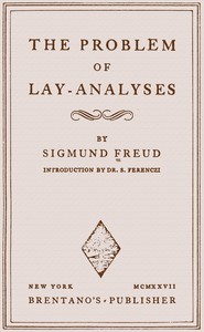 Cover of The problem of lay-analyses