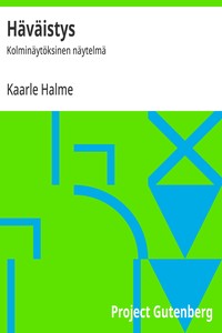 Cover of Häväistys : $b Kolminäytöksinen näytelmä