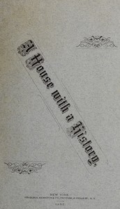Cover of A house with a history