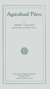 Cover of Agricultural prices