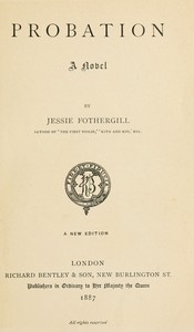 Cover of Probation : $b a novel