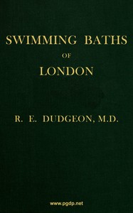 Cover of The swimming baths of London