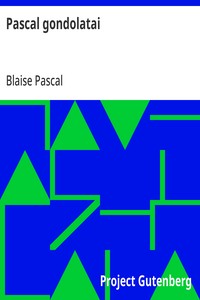 Cover of Pascal gondolatai