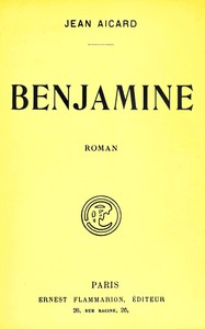 Cover of Benjamine : $b roman