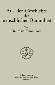 Cover of Aus der Geschichte der menschlichen Dummheit