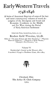Cover of Brackenridge's Journal of a voyage up the river Missouri, 1811; Franchère's Voyage to Northwest Coast, 1811-1814