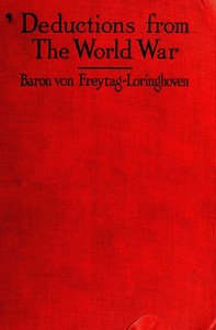 Cover of Deductions from the World War