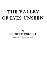 Cover of The valley of eyes unseen