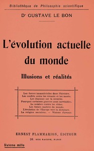 Cover of L'évolution actuelle du monde: illusions et réalités