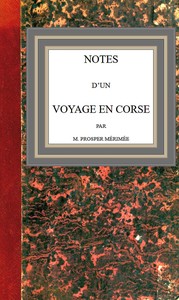 Cover of Notes d'un voyage en Corse