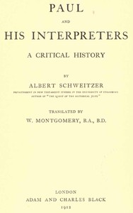 Cover of Paul and his interpreters : $b A critical history