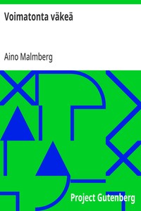 Cover of Voimatonta väkeä