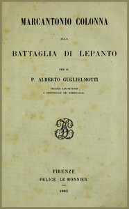 Cover of Marcantonio Colonna alla battaglia di Lepanto