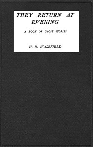 Cover of They return at evening : $b A book of ghost stories