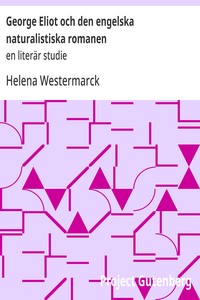 Cover of George Eliot och den engelska naturalistiska romanen : $b en literär studie