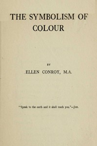 Cover of The symbolism of colour