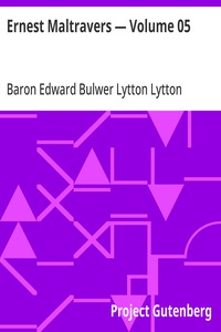 Cover of Ernest Maltravers — Volume 05