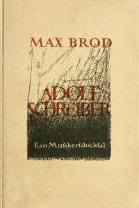 Cover of Adolf Schreiber : $b Ein Musikerschicksal