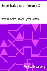 Cover of Ernest Maltravers — Volume 07
