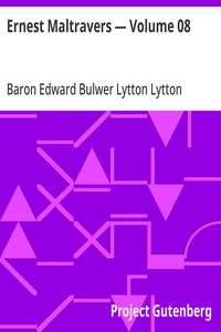 Cover of Ernest Maltravers — Volume 08