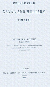Cover of Celebrated naval and military trials