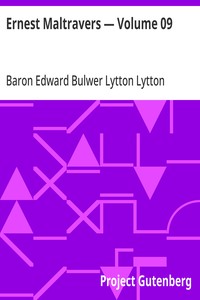 Cover of Ernest Maltravers — Volume 09