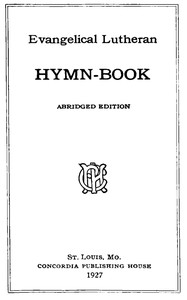 Cover of Evangelical Lutheran hymn-book : $b Abridged edition