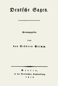 Cover of Deutsche Sagen