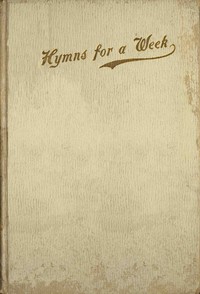 Cover of Morning and evening hymns for a week