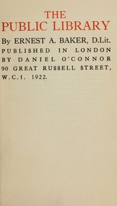 Cover of The public library